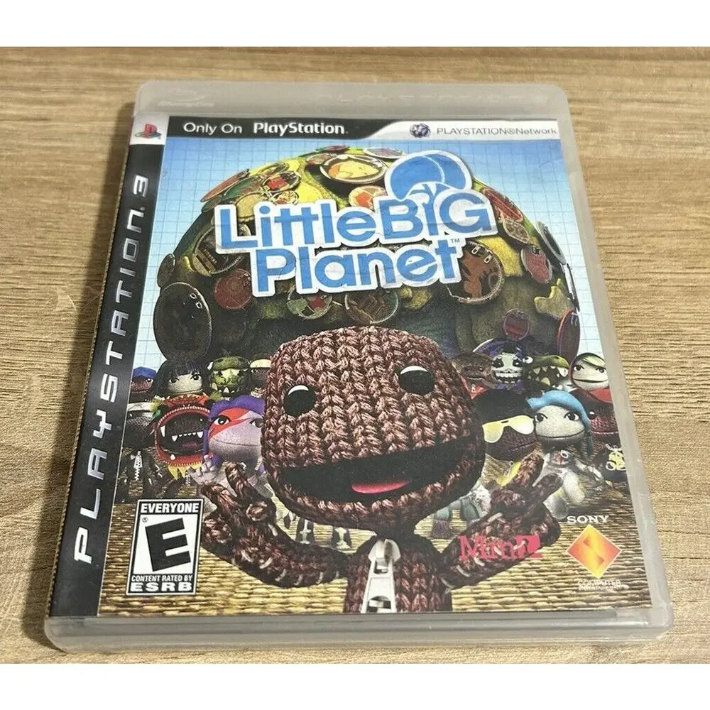 LittleBigPlanet (Sony PlayStation 3, 2008) PS3 Complete Manual Game Case Artwork